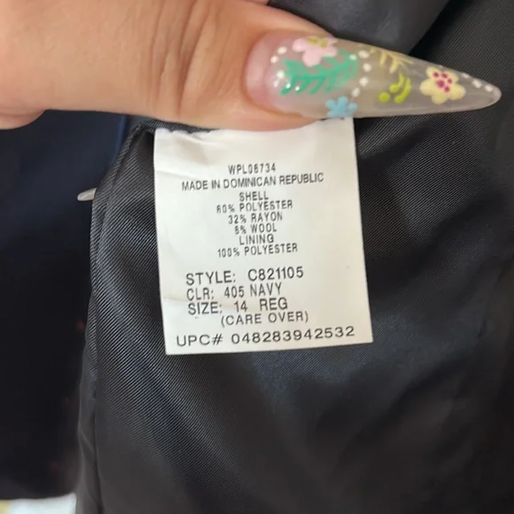 Chap’s Navy Blue Boy Blazer - Picture 6 of 7